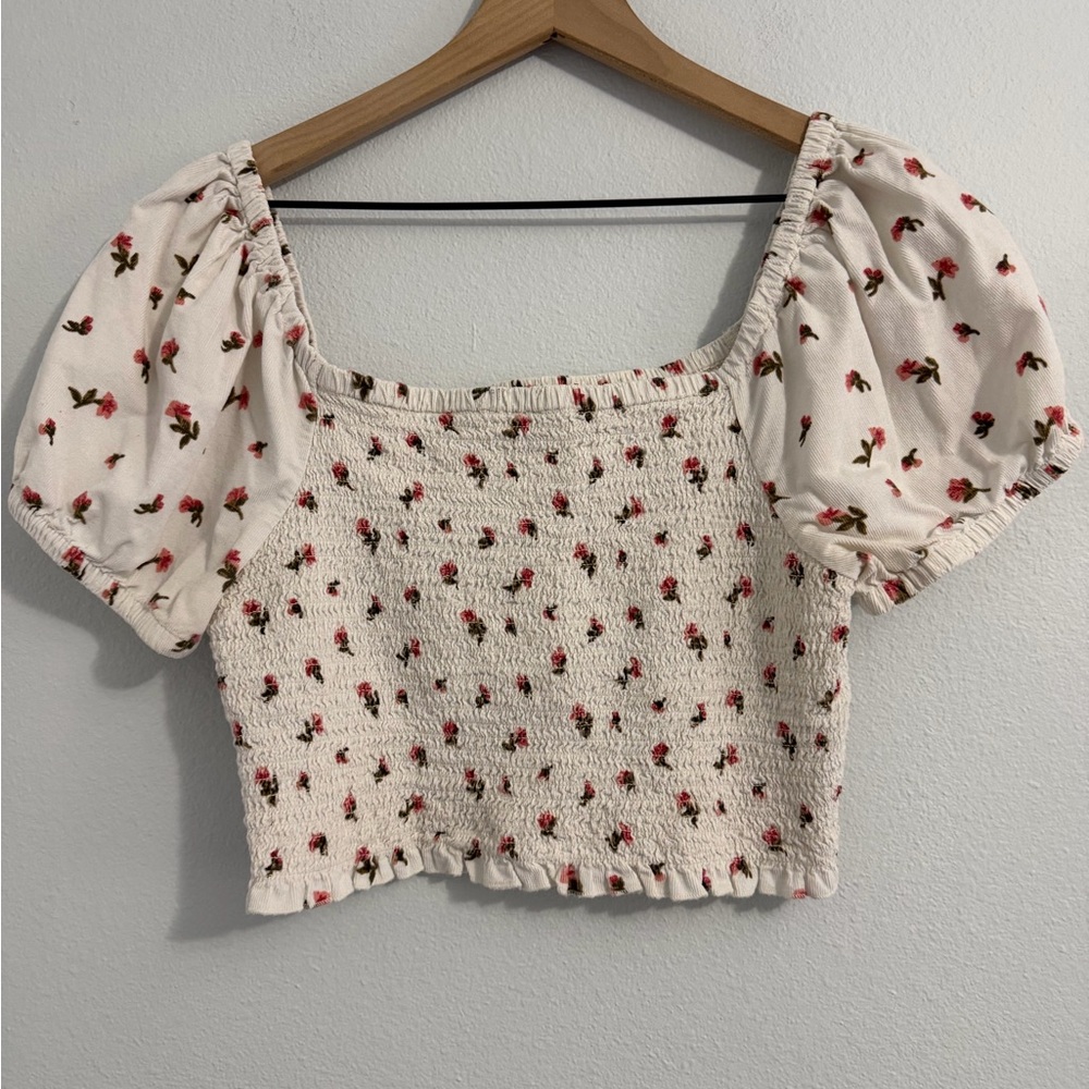American Eagle - Floral Crop Top‎